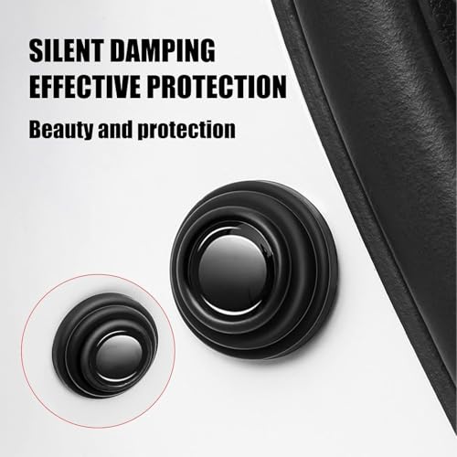 AutoBizarre 8 Pcs Car Door Shock Absorber Anti-Collision Door Shock Cushion Pads Rubber Aborber Pads Shock Absorbing PVC Protectors for Car Door Protection and Smooth Closure Universal for All Cars - Image 2