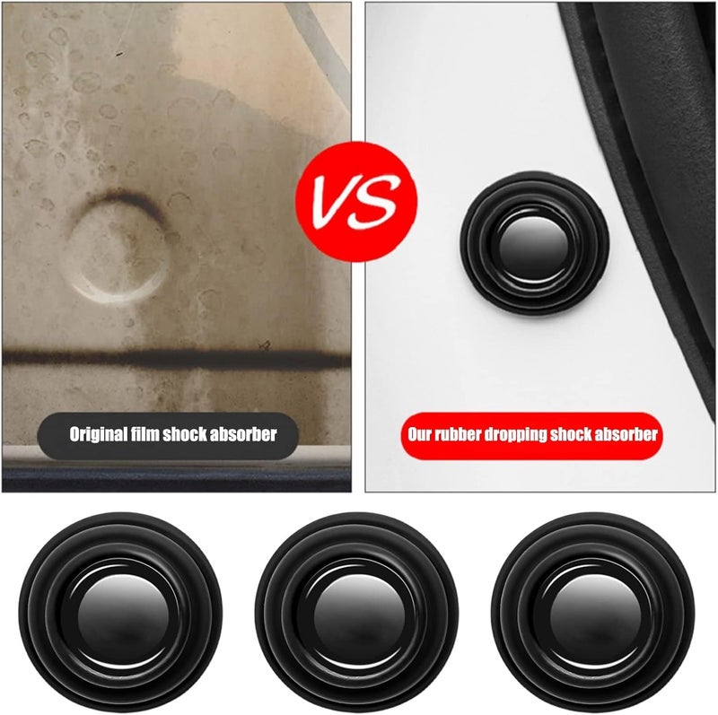 AutoBizarre 8 Pcs Car Door Shock Absorber Anti-Collision Door Shock Cushion Pads Rubber Aborber Pads Shock Absorbing PVC Protectors for Car Door Protection and Smooth Closure Universal for All Cars - Image 3