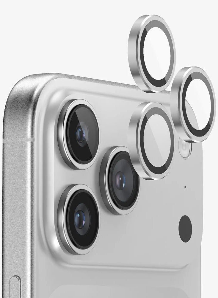 بلو فاير واقي كاميرا من الزجاج المقوى 9H عالي الدقة للآيفون 17 برو ماكس | حماية من الخدوش والصدمات مع تقنية TrueColors لتصفية الضوء الأزرق وطبقة أوليوفوبيك مضادة للبصمات | مجموعة تركيب سهلة خالية من الفقاعات - Image 1