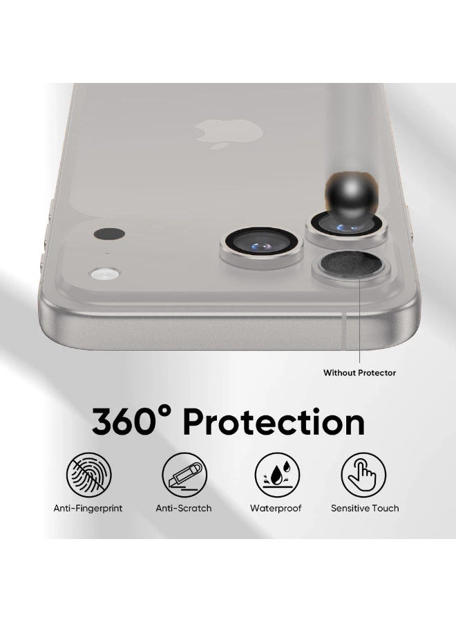 بلو فاير واقي كاميرا من الزجاج المقوى 9H عالي الدقة للآيفون 17 برو ماكس | حماية من الخدوش والصدمات مع تقنية TrueColors لتصفية الضوء الأزرق وطبقة أوليوفوبيك مضادة للبصمات | مجموعة تركيب سهلة خالية من الفقاعات - Image 4