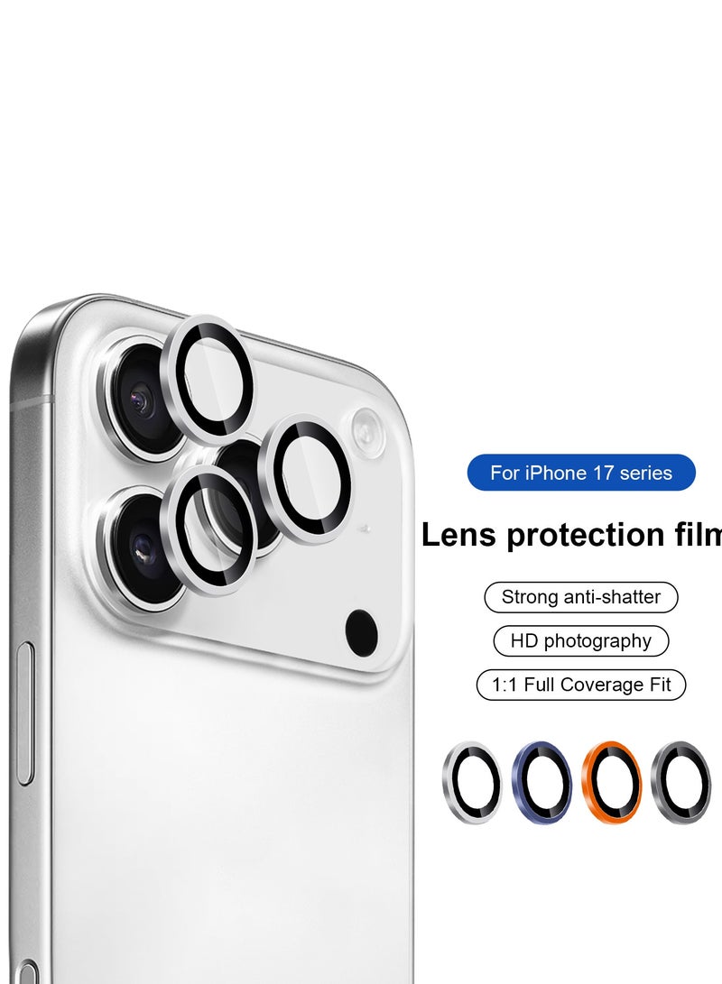 بلو فاير واقي كاميرا من الزجاج المقوى 9H عالي الدقة للآيفون 17 برو ماكس | حماية من الخدوش والصدمات مع تقنية TrueColors لتصفية الضوء الأزرق وطبقة أوليوفوبيك مضادة للبصمات | مجموعة تركيب سهلة خالية من الفقاعات - Image 5