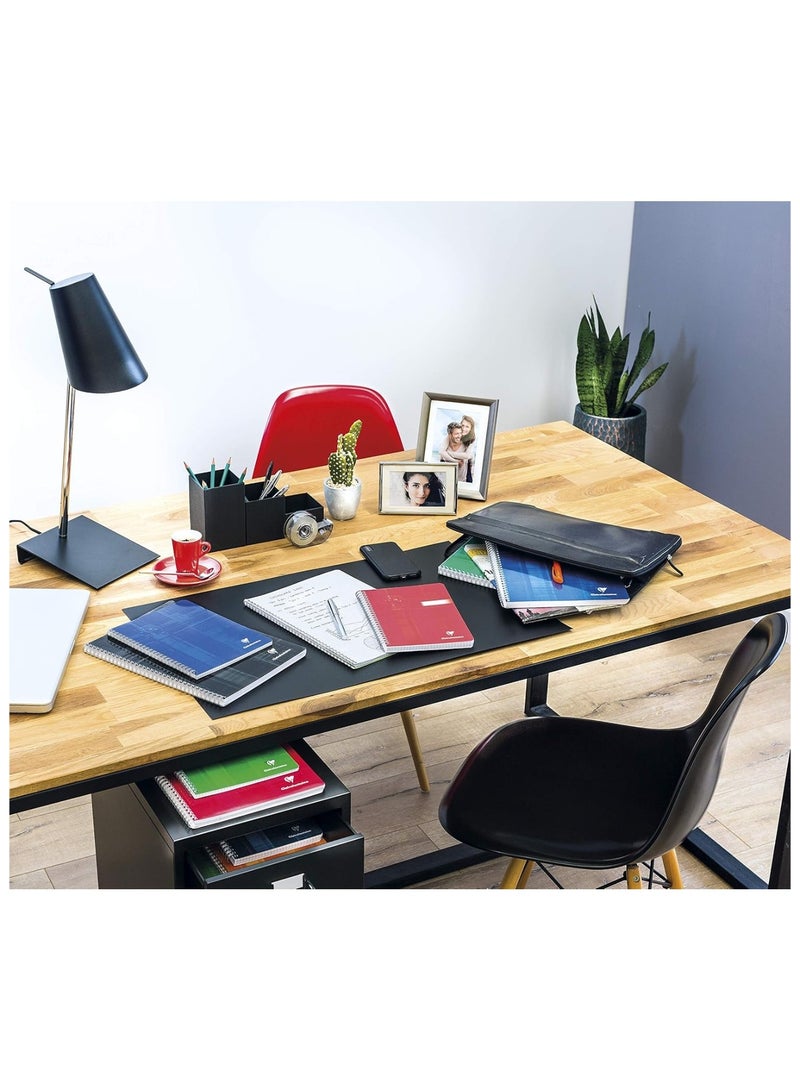 Clairefontaine دفتر ملاحظات بحجم A4 مع 100 صفحة وغلاف كرتوني لامع أحمر - Image 3