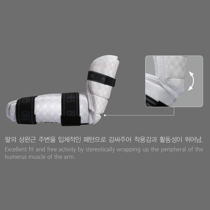 Mooto Korea Taekwondo Extera S2 Arm & Elbow Protectors MMA Martial Arts Kickboxing Gym School Academy Team Match Training (1. XS(Length:19cm or 0.62ft)) - Image 5