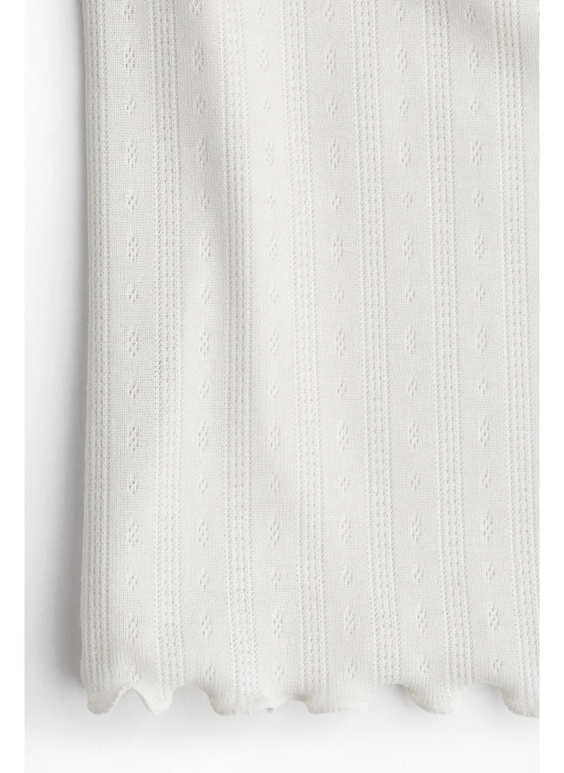 H&M Overlock-detail T-shirt