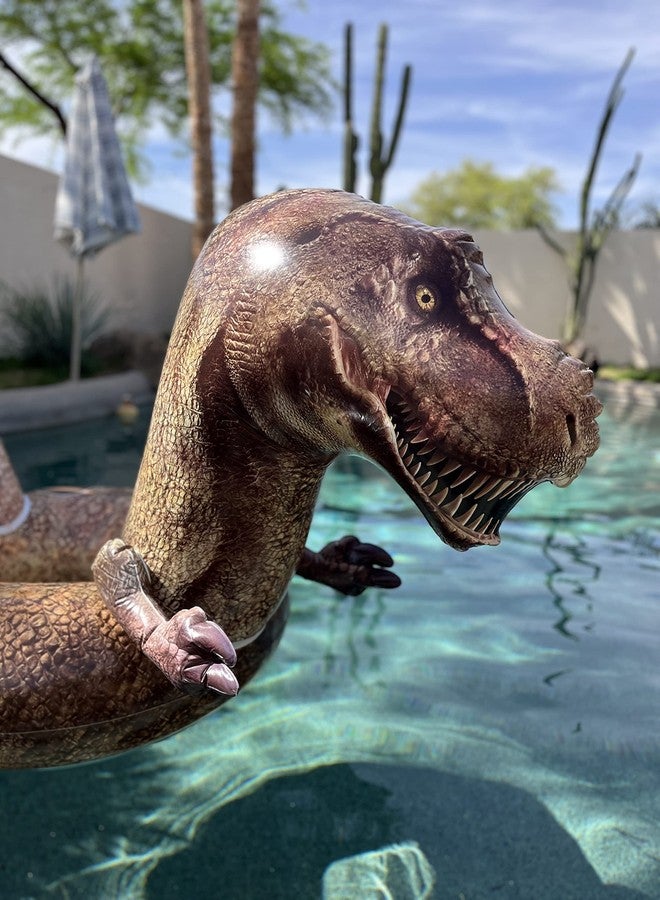 Coconut Float Coconut Outdoor Giant Tyrannosaurus Rex Pool Float - Inflatable T-Rex Ring Float - Durable Long Lasting Pool Float, Beach and Water Toy - Fun Decoration for Pool Parties, Events - Image 5