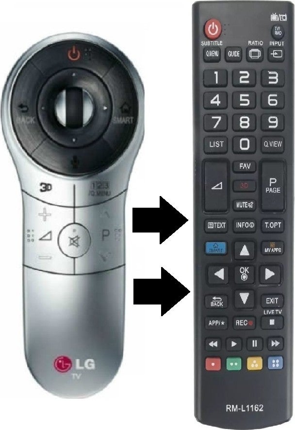 SPEEDUF LG La Series Gray An-Mr 400 Replacement Remote