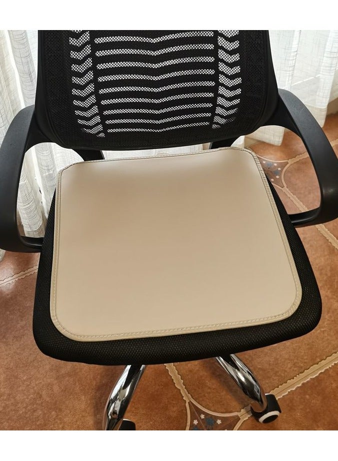 EBMINI New Four Seasons Universal Waterproof Leather Chair Cushion 