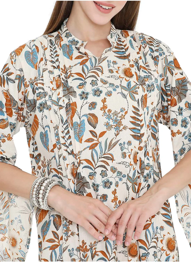 HANA & SARA HIGH QUALITY SHORT PRINTED FARASHA ARABIC KAFTAN JALABIYA DRESS