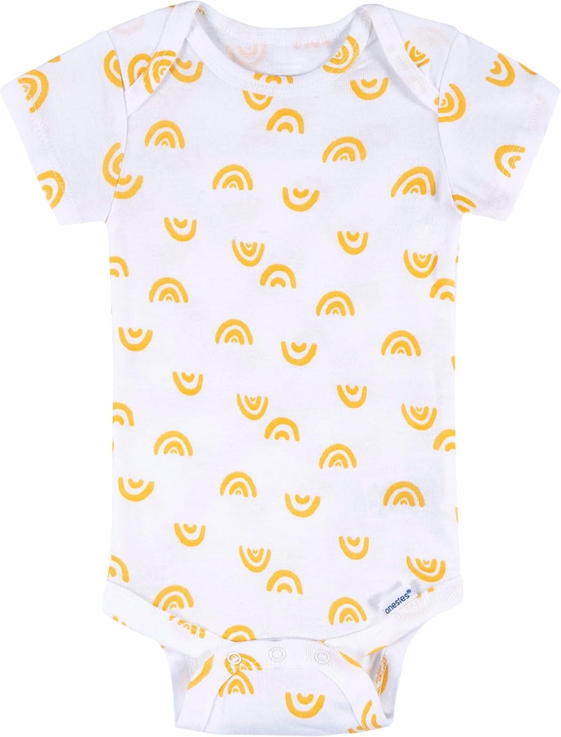 Onesies Brand baby-girls 8-Pack Short Sleeve Printed Bodysuits Baby and Toddler T-Shirt Set - Image 3