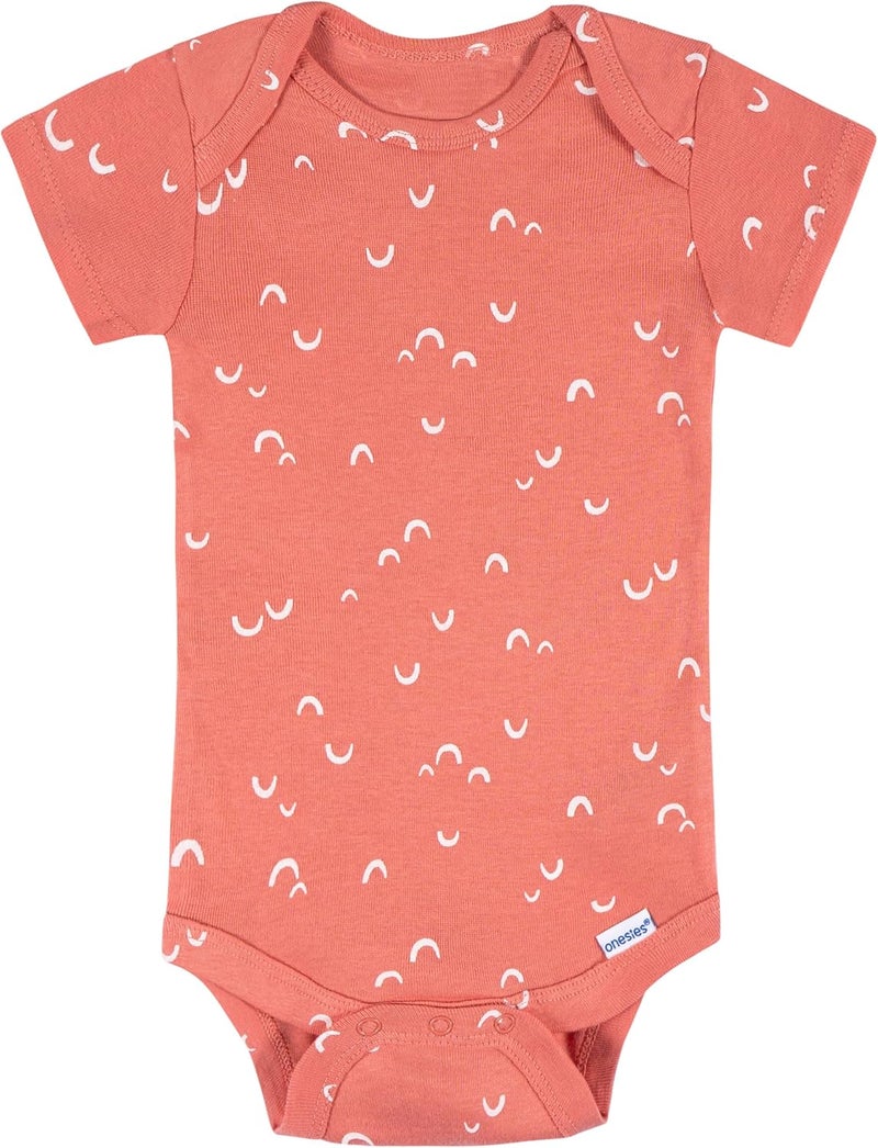 Onesies Brand baby-girls 8-Pack Short Sleeve Printed Bodysuits Baby and Toddler T-Shirt Set - Image 5