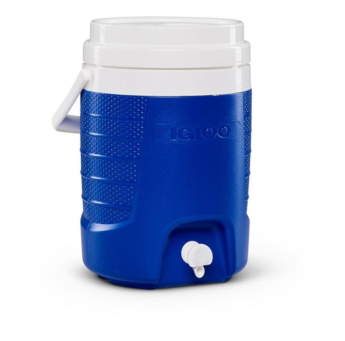 Igloo 2 Gallon Portable Sports Cooler Water Beverage Dispenser, Insulated Cooler Dispenser, Majestic Blue - Image 1
