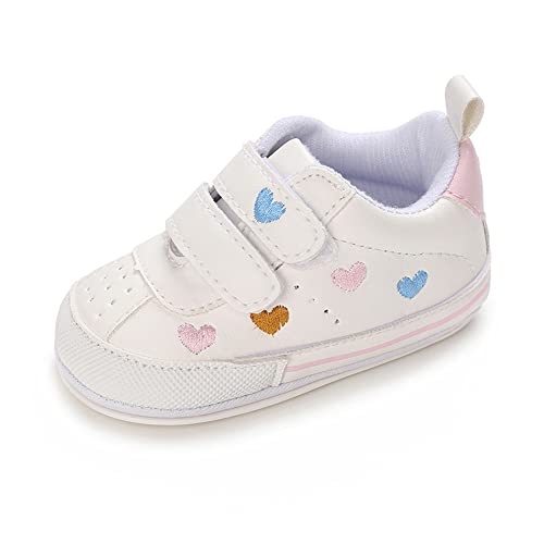 Clowora Baby Boys Girls Shoes Non-Slip Rubber Sole Sneakers Infant First Walking Toddler Crib Shoes Newborn Loafers Flats. (11/Multi-Color,0-6 Months) - Image 5