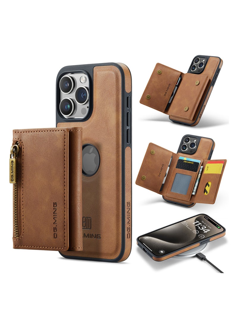 General iPhone 15Pro Max/15 Pro/15 Plus/15 Case, Faux Leather [RFID Blocking] 2-in-1 Detachable Phone Case with Card Holder Slot  - Image 2
