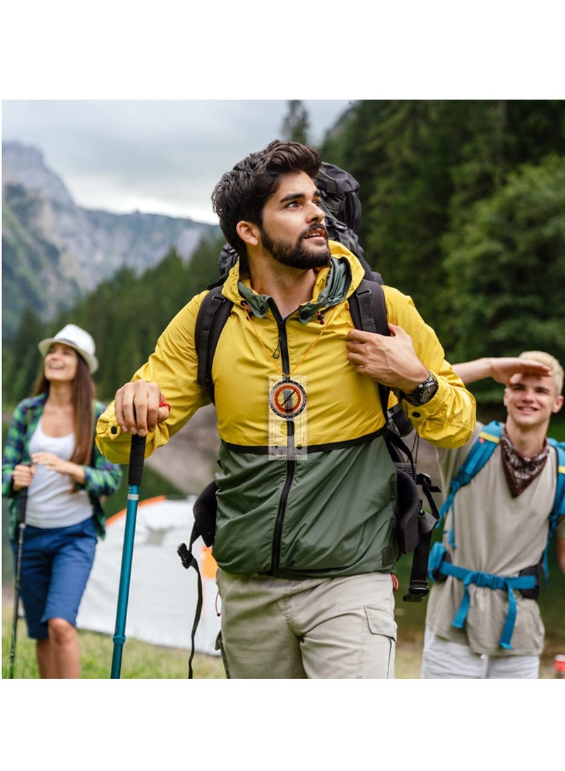 KASTWAVE Ranger Compass, Portable Boy Scout Compass, Hiking Navigation Compass, Suitable for Expedition Map Reading, Navigation, Orienteering and Survival - Image 2