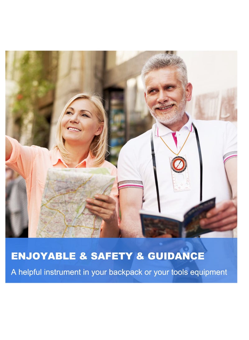 KASTWAVE Ranger Compass, Portable Boy Scout Compass, Hiking Navigation Compass, Suitable for Expedition Map Reading, Navigation, Orienteering and Survival - Image 3