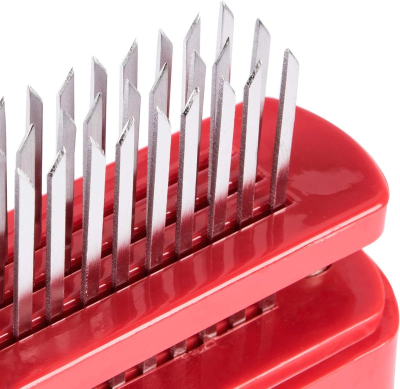 Chefmaster Chef-Master Meat Tenderizer Tool, Stainless Steel Sharp Needle Blade Tenderizer Tool for Beef, Chicken, Turkey, Pork, Fish, Professional Tenderizing Machine Cooking Set, - Image 5