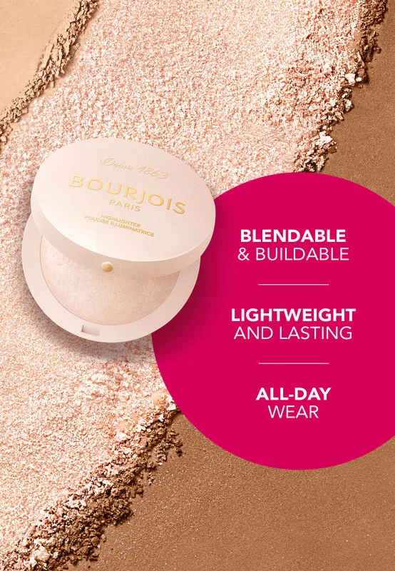 BOURJOIS PARIS Maxi Round Pot Highlighter - 003 - Champagne