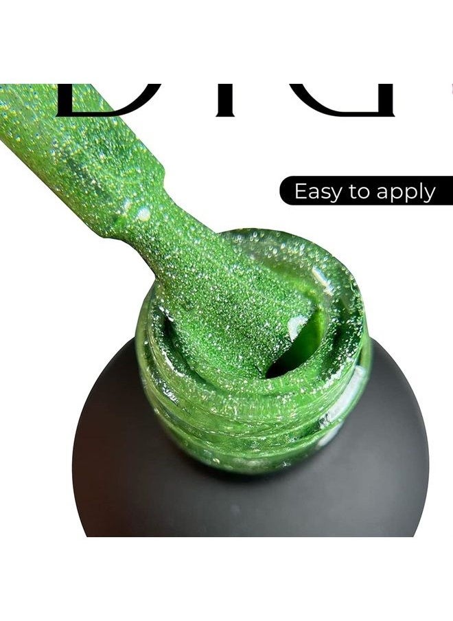 DIDIER LAB - – Gel Polish Brillant No 16 – Professional Manicure Pedicure Nail Gel Polish with Sparkling Platinum Hue –Light Reflective Shimmer - Rich Pigment for Complete Nail Coverage – UV LED Lamps - Image 1