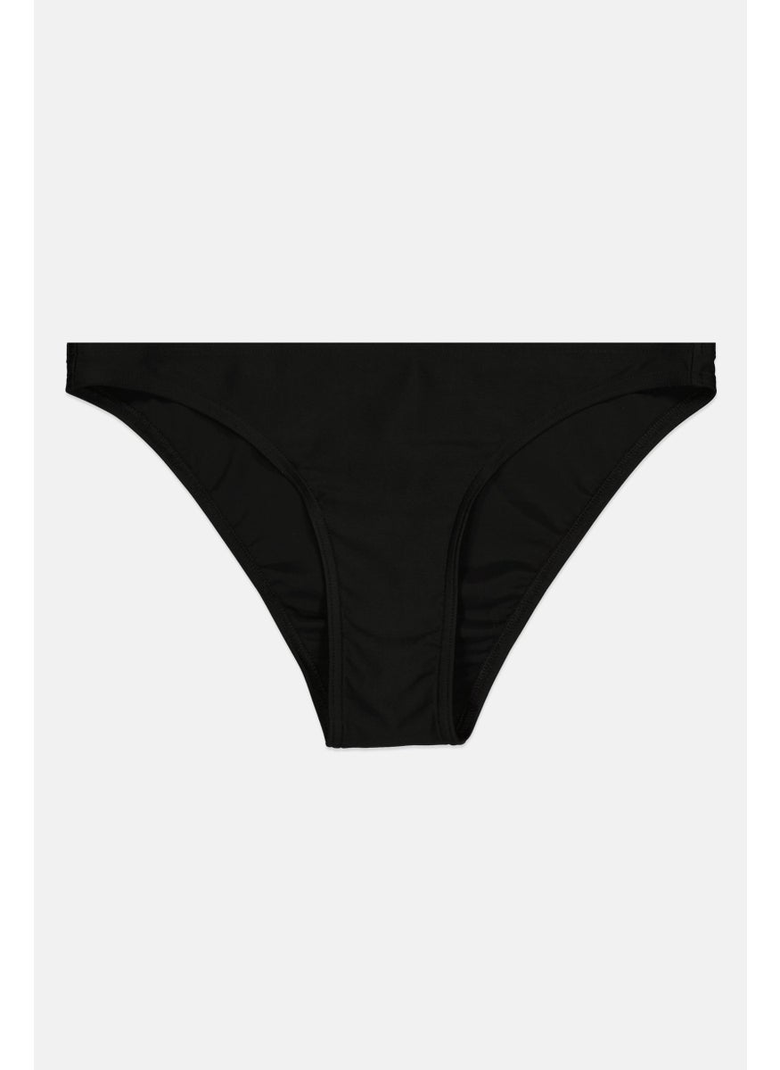 adidas Originals Women Brand Logo Bikini Bottom, Black  - Image 1