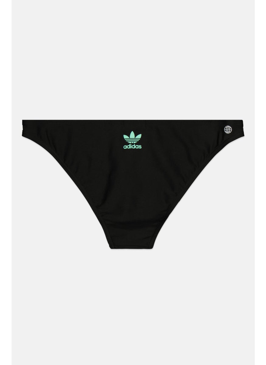 adidas Originals Women Brand Logo Bikini Bottom, Black  - Image 2