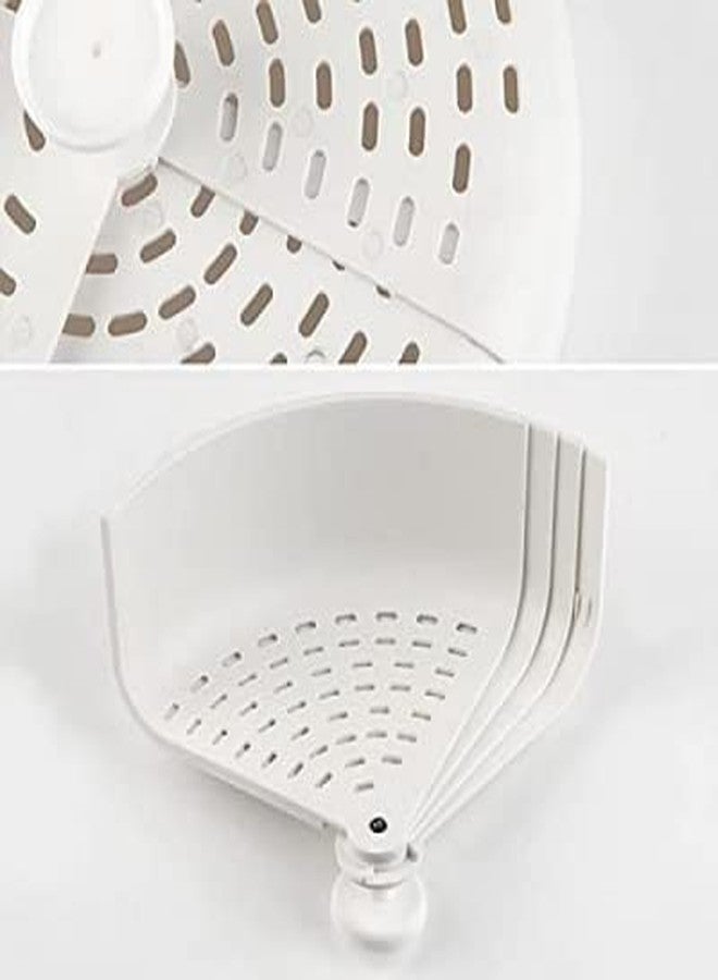 Avinya Folding Food Cover Round Shape Collapsible Household Reusable Plastic Microwave High Quality Fresh Ring Best Foldable Anti-Fly Vegetable Anti-Mosquito Breathable Dining Table Food Cover - Image 4