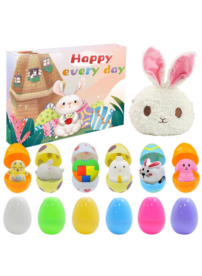 Girls Bunny Backpack Easter Egg Toy Set Easter Bunny Gashapon Gift-Color:1026-69 Color Random  - Image 3