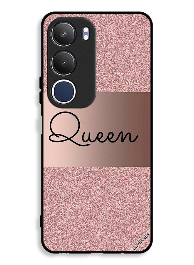 Covernex Vivo Y19s 4G Protective Case Cover Queen Glitters Background - Image 1