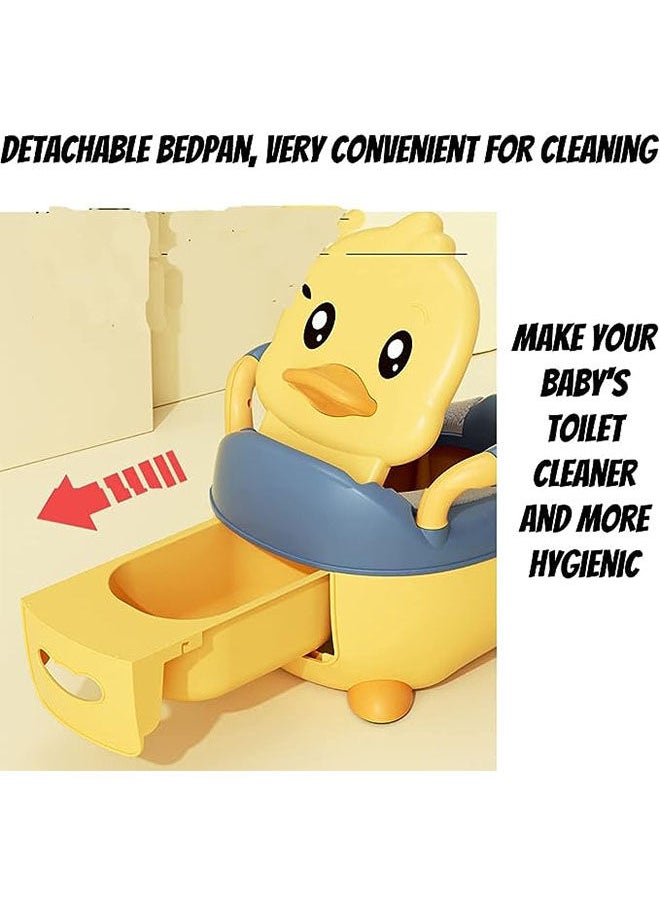 Arabest - Potty Training Toilet,Realistic Potty Training Seat,Toddler Potty Chair with Soft PU Seat Removable Potty Pot Toilet,Suitable For Children 1 to 7 Years Old - Image 1