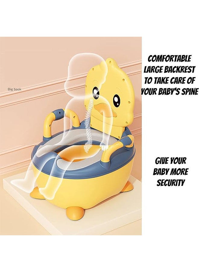 Arabest - Potty Training Toilet,Realistic Potty Training Seat,Toddler Potty Chair with Soft PU Seat Removable Potty Pot Toilet,Suitable For Children 1 to 7 Years Old - Image 1