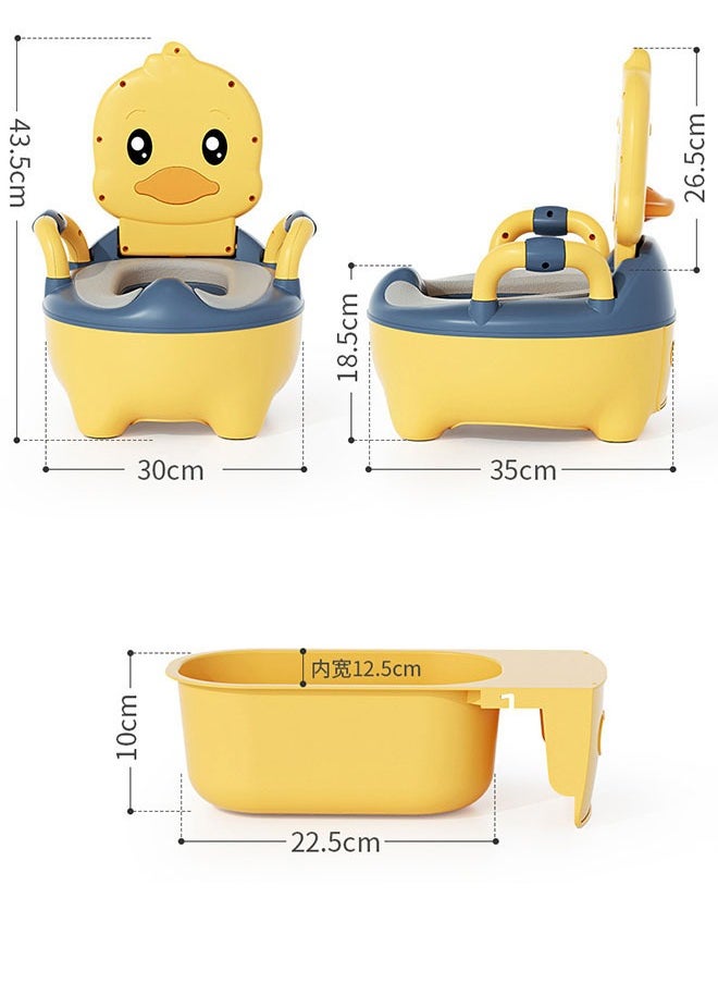 Arabest - Potty Training Toilet,Realistic Potty Training Seat,Toddler Potty Chair with Soft PU Seat Removable Potty Pot Toilet,Suitable For Children 1 to 7 Years Old - Image 1