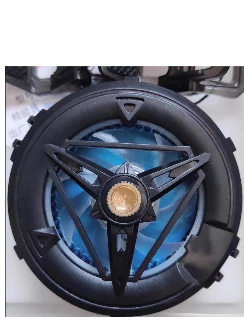 Phone Cooler Phone Cooling Fan for Gaming 2 Modes Adsorption Design Semiconductor Phone Cooler with RGB Light Mini Phone Cooler for Mobile Phone Tablet PC  - Image 3