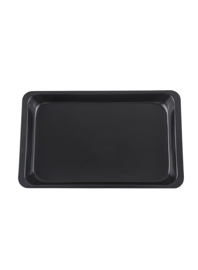 Thickened 8-14 Inch Rectangular Non-Stick Baking Pan Baking Cake Bread Oven Chassis Cookie Shallow Pan-Specifications:10 Inch  - Image 1