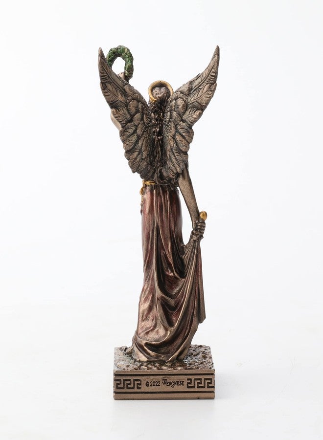 Veronese Design Nike Greek Goddess of Victory Resin Miniature Handpainted Bronze Finish - Image 5