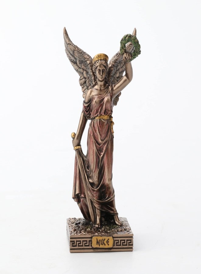 Veronese Design Nike Greek Goddess of Victory Resin Miniature Handpainted Bronze Finish - Image 1