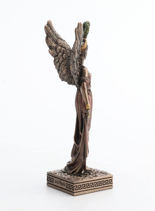 Veronese Design Nike Greek Goddess of Victory Resin Miniature Handpainted Bronze Finish - Image 4