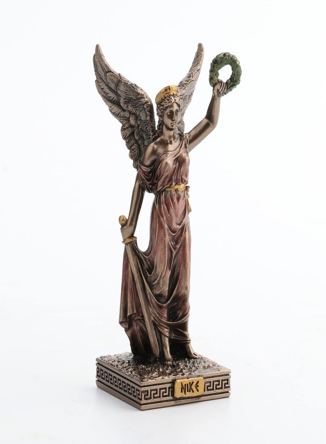 Veronese Design Nike Greek Goddess of Victory Resin Miniature Handpainted Bronze Finish - Image 2