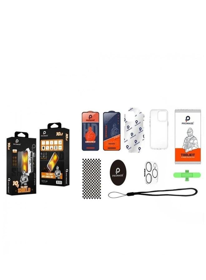 PROMASS The strongest package - full protection package for iPhone 11 Pro Max (10 in 1) - Image 2