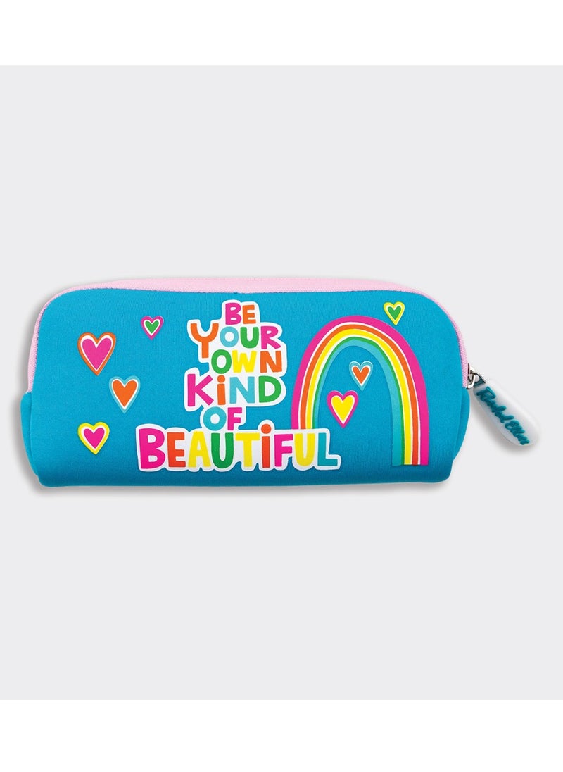 Rachel Ellen Childrens Be Your Own Kind of Beautiful Neoprene Pencil Case  - Image 1