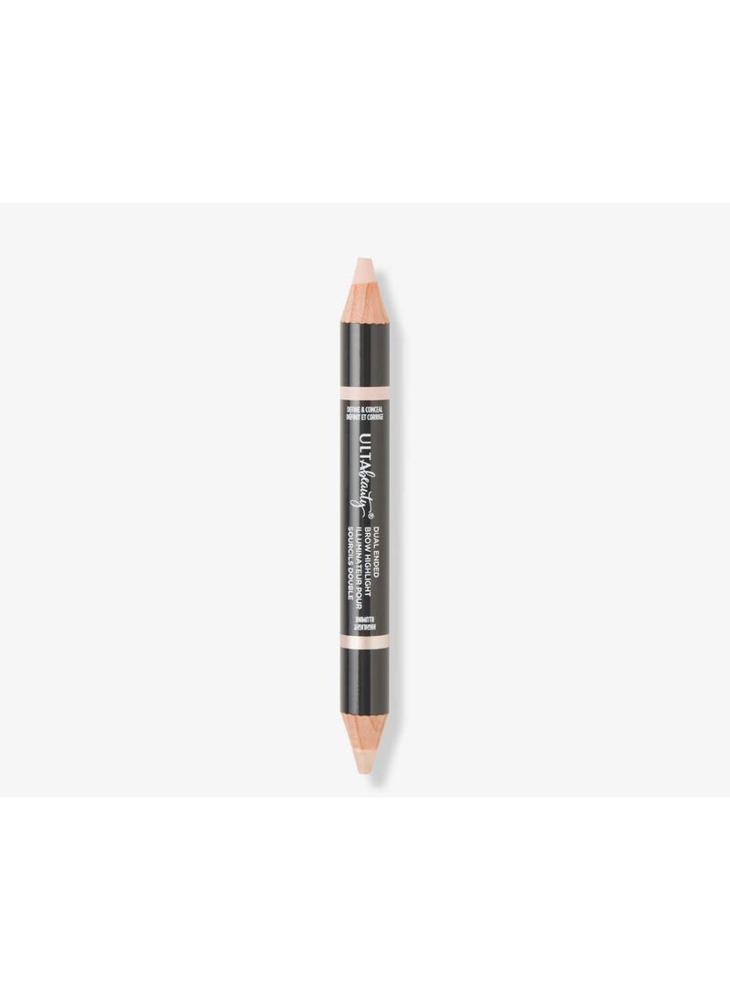 Ulta Beauty - Ulta Beauty Dual Ended Brow Highlight  Matte Pink  Pearl Highlight  LightMedium - Image 1