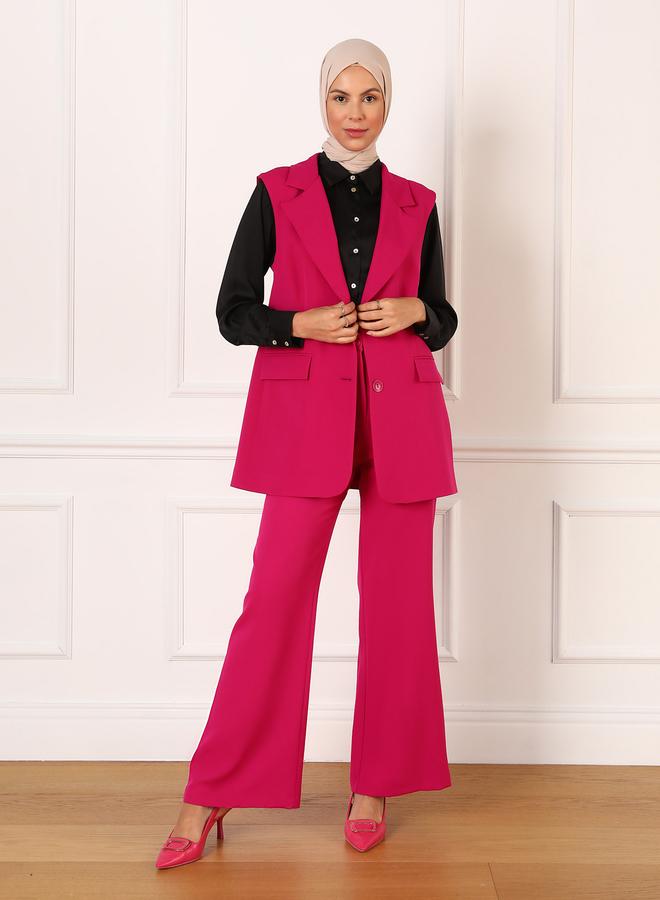 رفقة من مودانيسا بنطلون واسع عالي الخصر من رفقة مودانيسا - Image 1