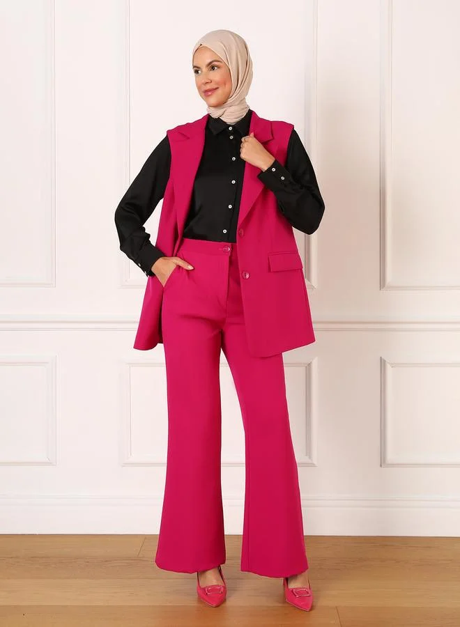 رفقة من مودانيسا بنطلون واسع عالي الخصر من رفقة مودانيسا