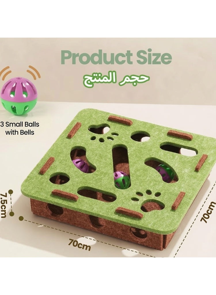 Interactive Felt Maze Box with Scratching Surface - Image 2