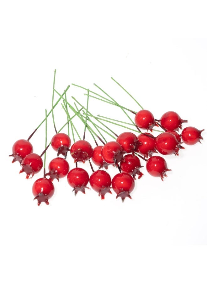 NUOMI Mini Pomegranate Artificial Fruits For Decoration Lifelike Decor 40 Pieces Ornaments Crafts - Image 1