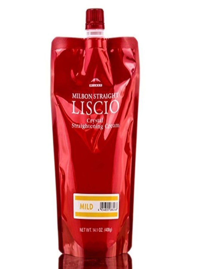 Milbon LISCIO Crystal Mild Straightening Cream & Neutralizer, 14.1OZ each, Made in Japan - Image 1