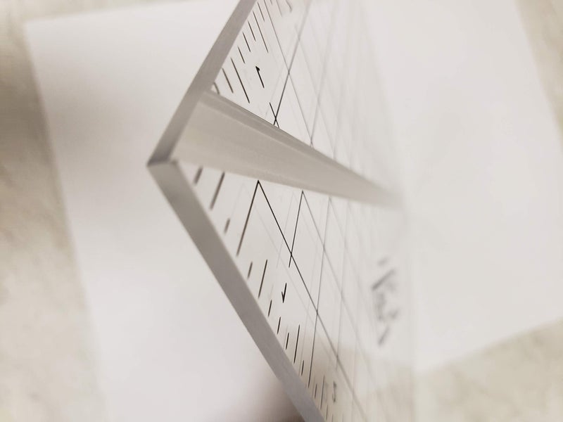 Bloc Loc Half Square Triangle MultipleSize Quilting Ruler 212 with Grid Lines - Image 3