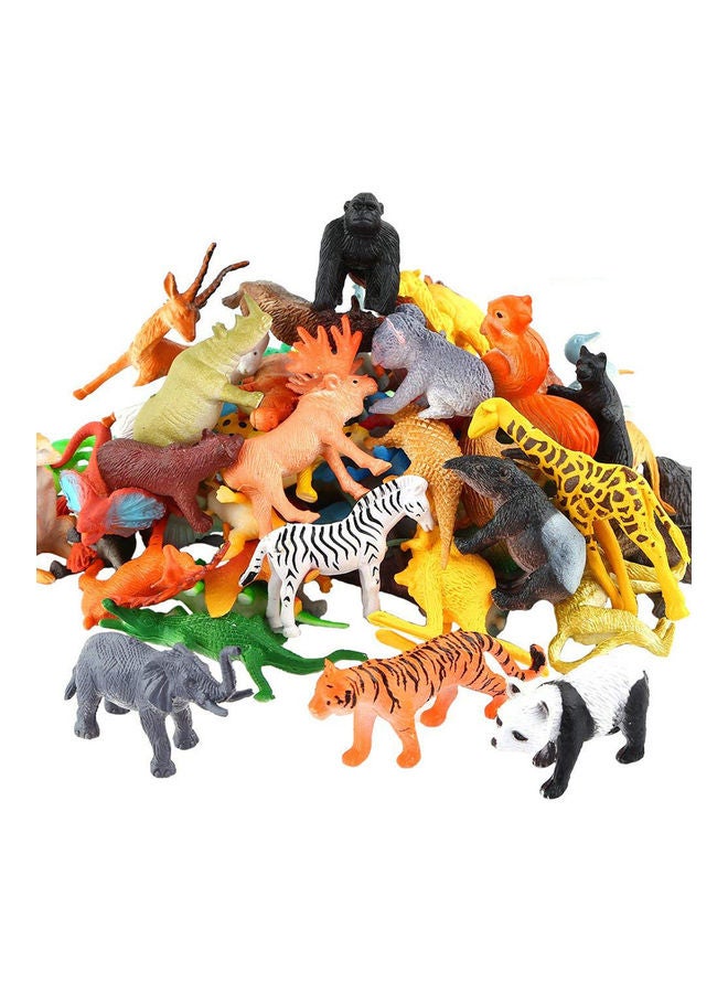 general 53-Piece Mini Jungle Animal Toy Set - Image 1