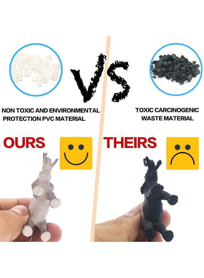 general 53-Piece Mini Jungle Animal Toy Set - Image 5