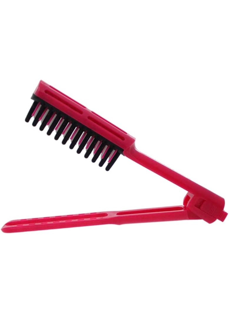 SUPVOX - SUPVOX Hair Comb Straightening Hair Dress Styling Folding V Shape Comb Hair Brush DIY Salon Hairdressing Smoothe Hair Travel Home Use - Image 1
