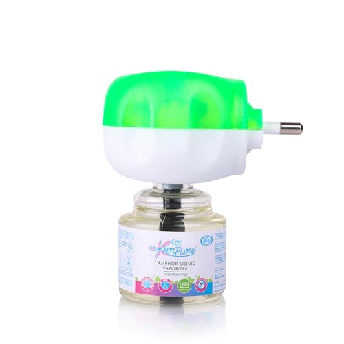 Cycle Pure Karpure Camphor Mosquito Repellent Liquid Vaporizer with Refill - Pack of 2, 45 ML each | Mosquito Liquid Vaporiser | Ayush Certified | Baby & Skin Safe, PetFriendly - Image 3