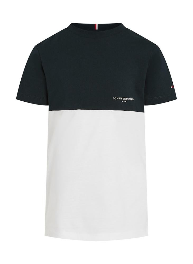 TOMMY HILFIGER Kids Colorblock T-Shirt & Shorts Set  - Image 4